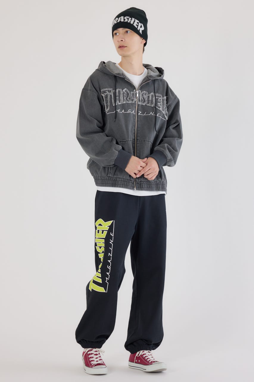 【UNISEX】(THRASHER) スウェットパンツ BLK M