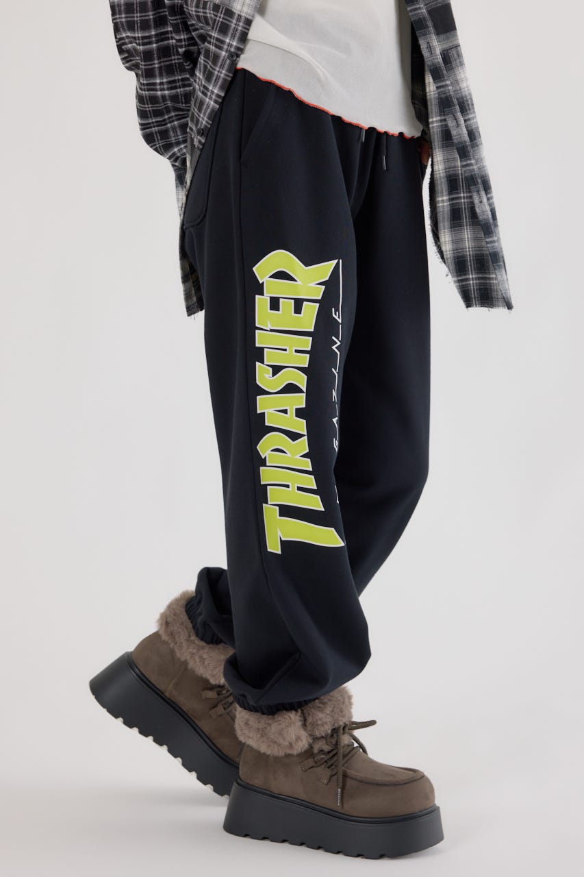 【UNISEX】(THRASHER) スウェットパンツ BLK M