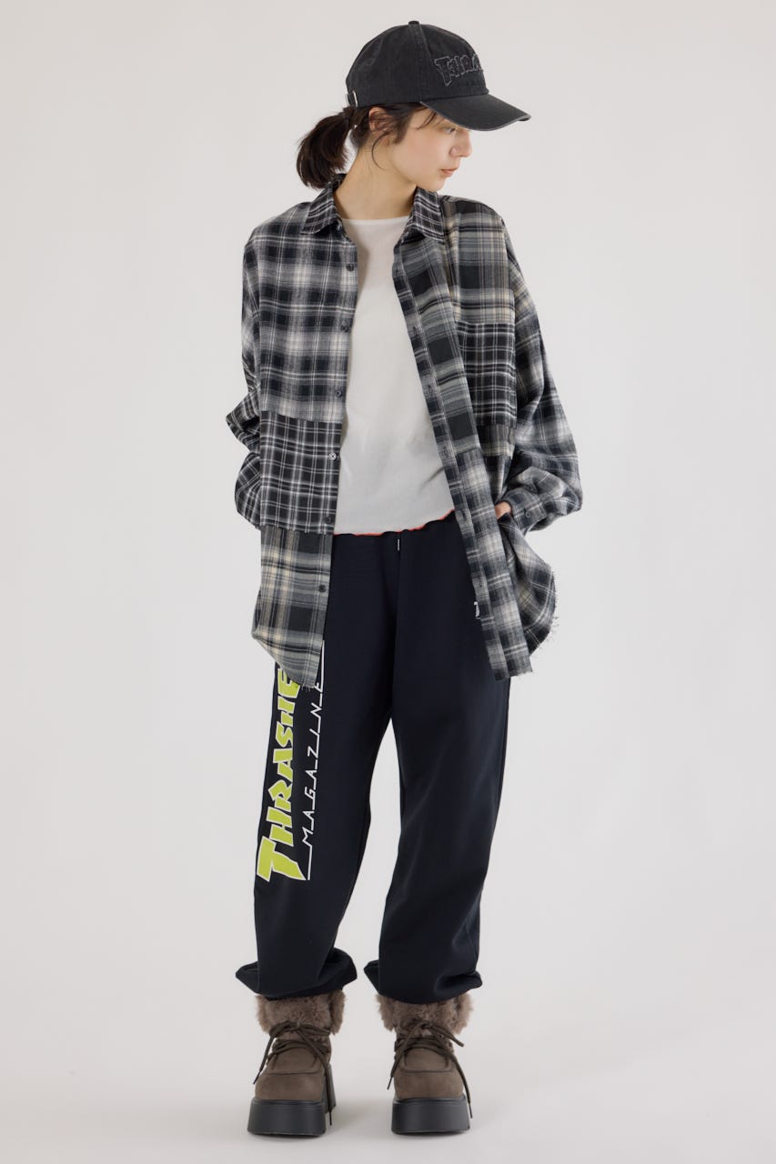 【UNISEX】(THRASHER) スウェットパンツ BLK M