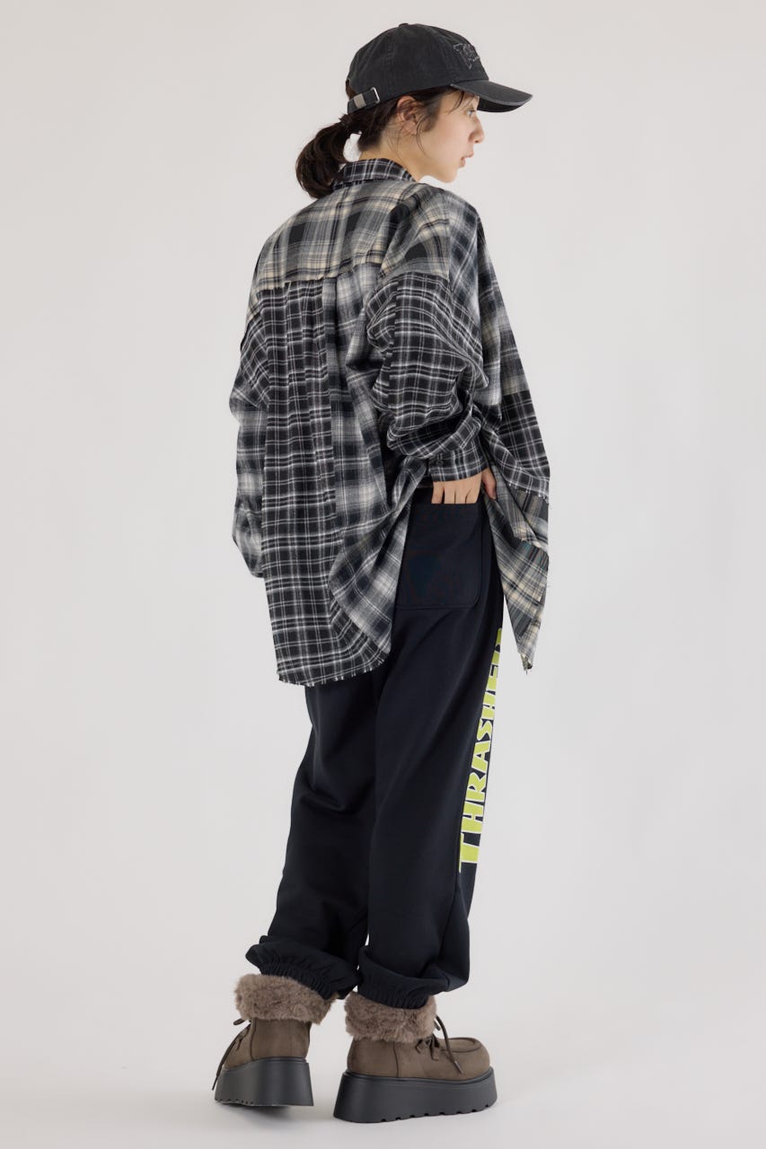 【UNISEX】(THRASHER) スウェットパンツ BLK M