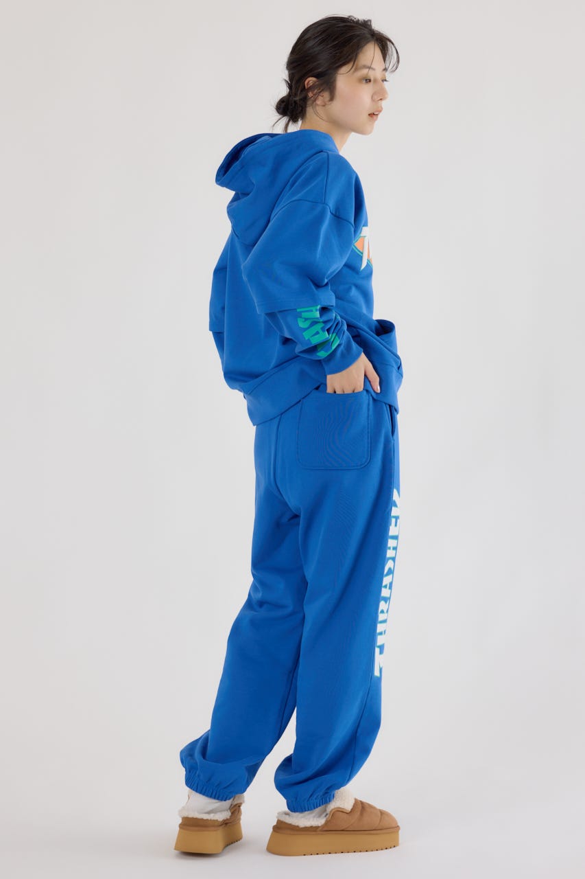 【UNISEX】(THRASHER) スウェットパンツ BLU M