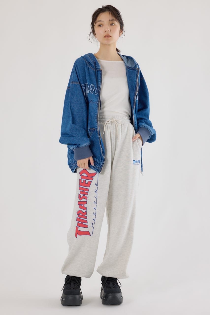 【UNISEX】(THRASHER) スウェットパンツ L/T.GRY M