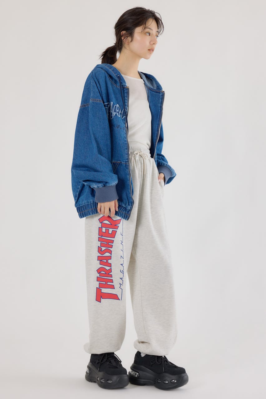 【UNISEX】(THRASHER) スウェットパンツ L/T.GRY M