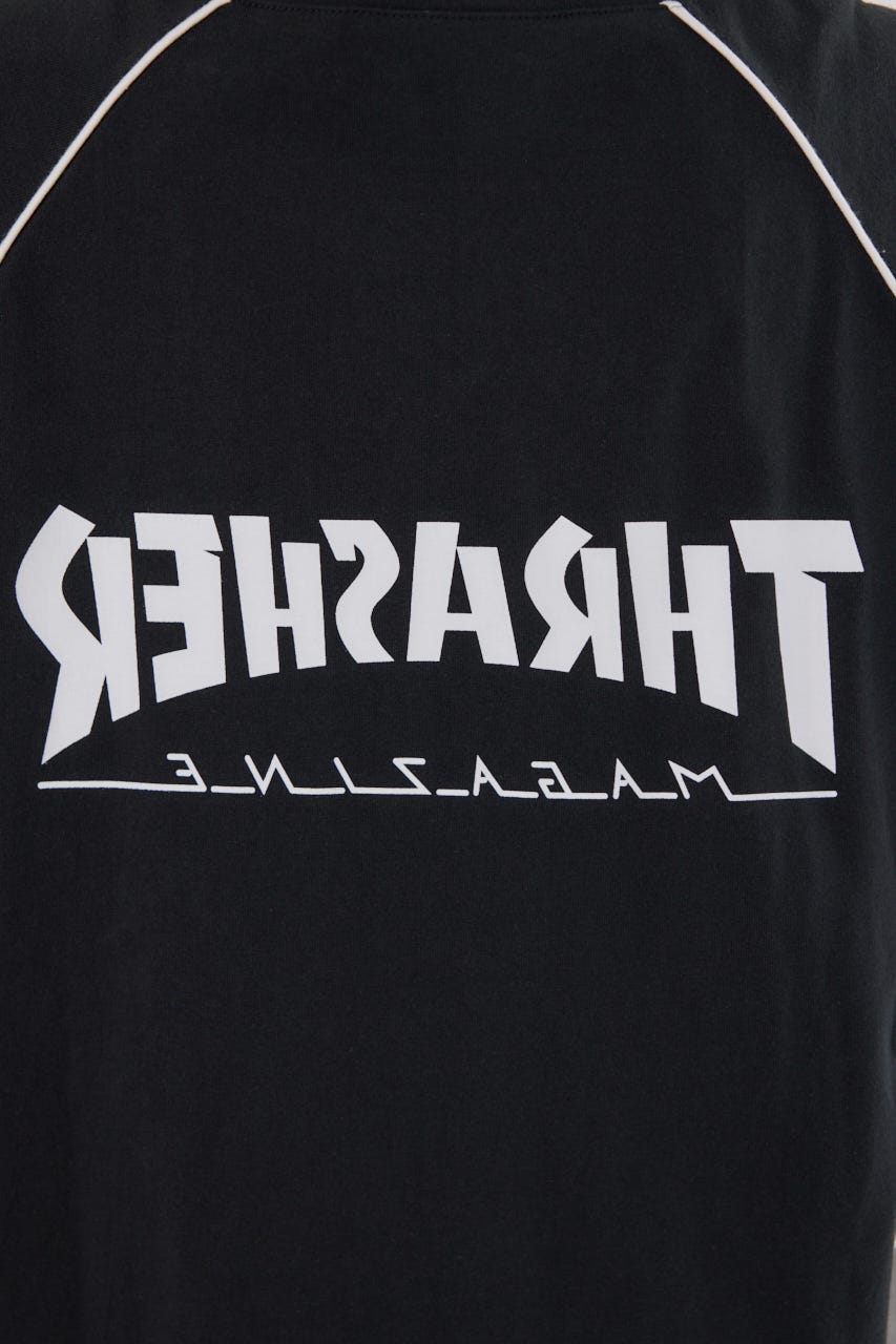 【UNISEX】(THRASHER) GAME L/S Tシャツ BLK FREE