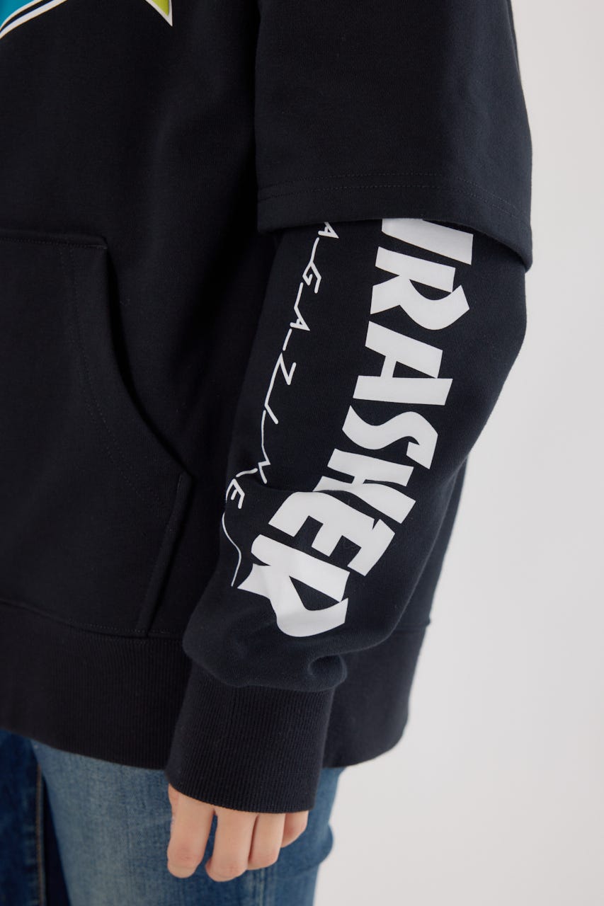 RODEO CROWNS WIDE BOWL | 【UNISEX】(THRASHER) レイヤードスウェット