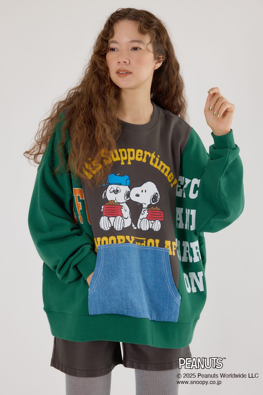 RODEO CROWNS WIDE BOWL | (PEANUTS) カスタムスウェット