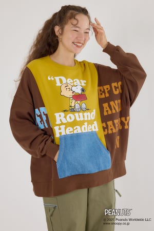 (PEANUTS) カスタムスウェットトップス