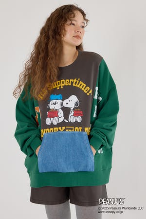 (PEANUTS) カスタムスウェットトップス