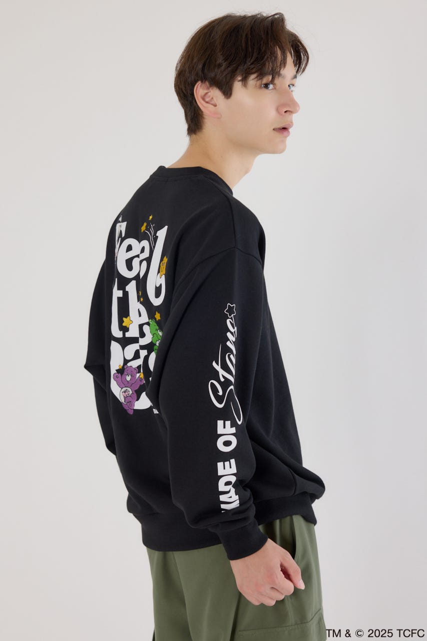 【UNISEX】(Care Bears) スウェットトップス BLK FREE