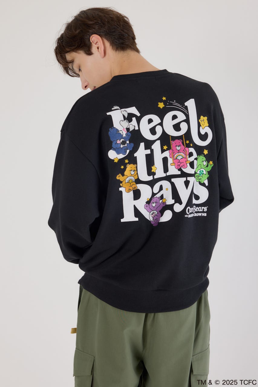 【UNISEX】(Care Bears) スウェットトップス BLK FREE