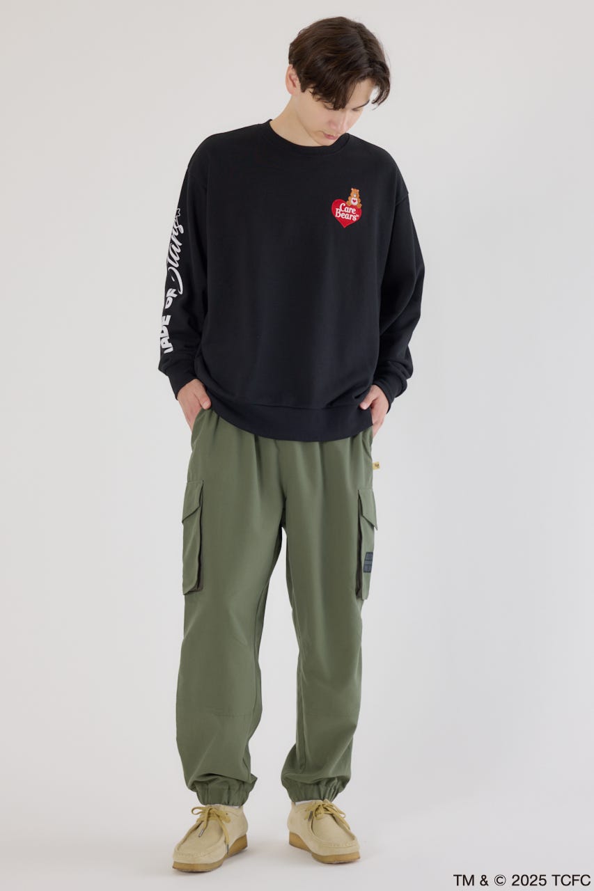 【UNISEX】(Care Bears) スウェットトップス BLK FREE