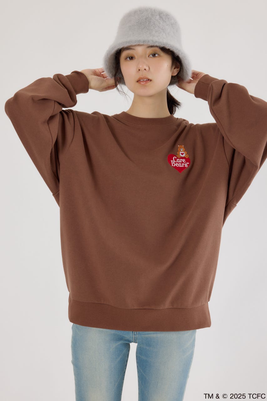 【UNISEX】(Care Bears) スウェットトップス BRN FREE