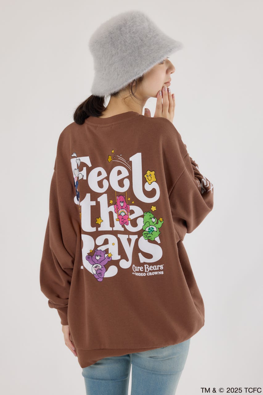 【UNISEX】(Care Bears) スウェットトップス BRN FREE