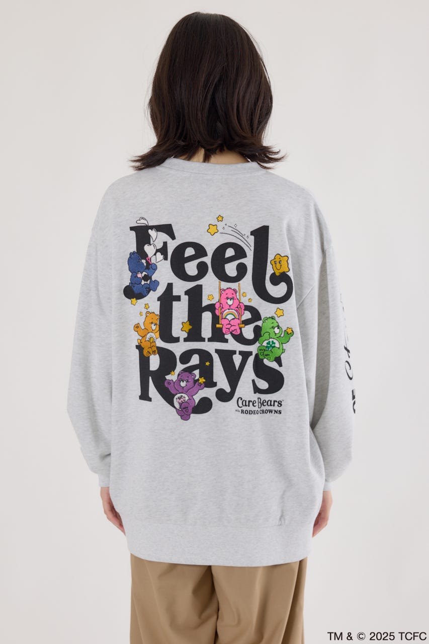 【UNISEX】(Care Bears) スウェットトップス L/T.GRY FREE