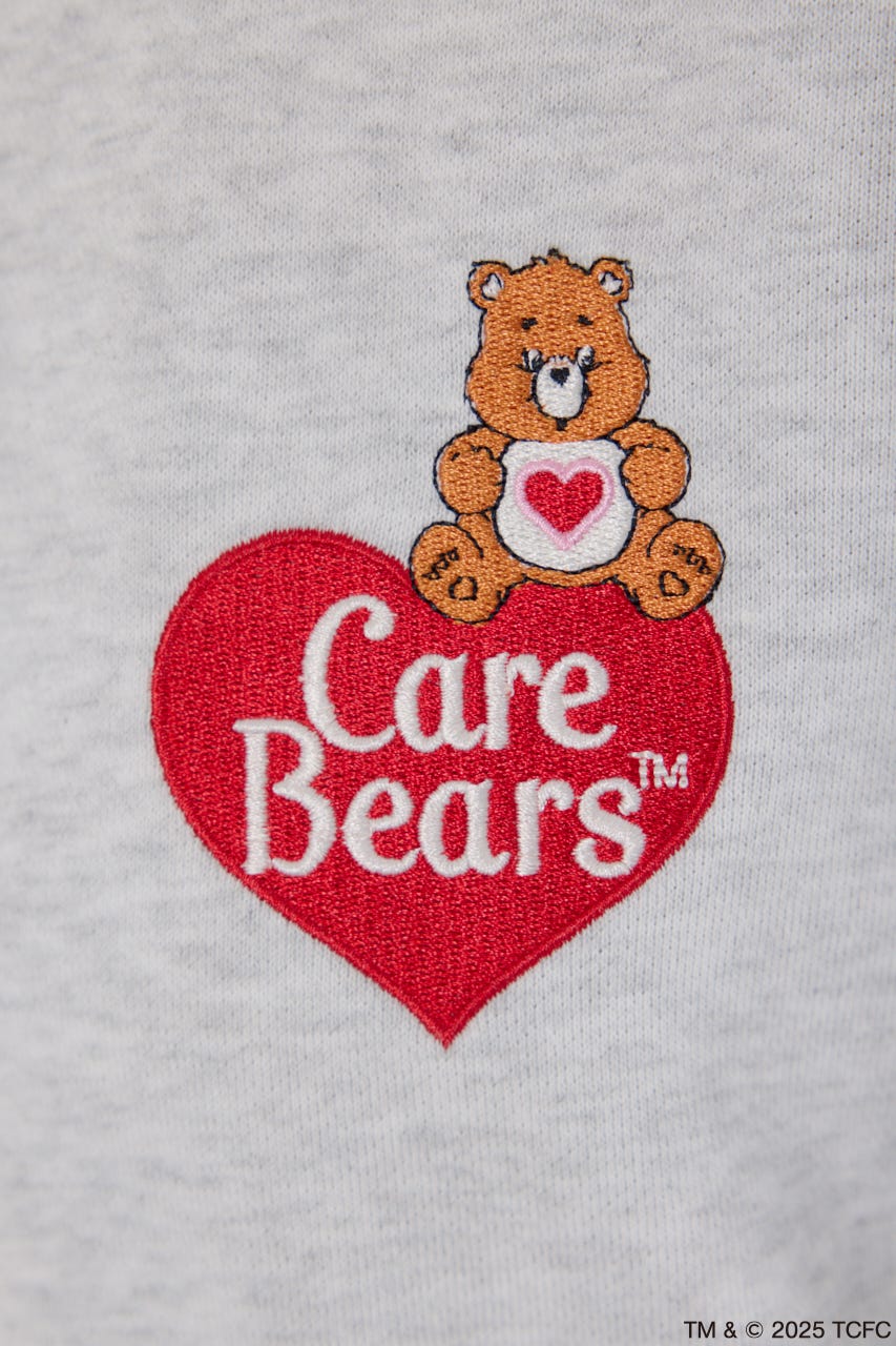 【UNISEX】(Care Bears) スウェットトップス L/T.GRY FREE