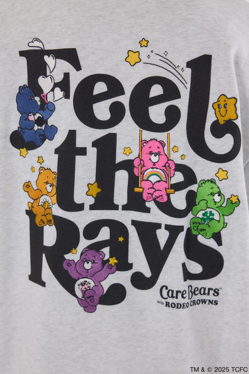 【UNISEX】(Care Bears) スウェットトップス L/T.GRY FREE