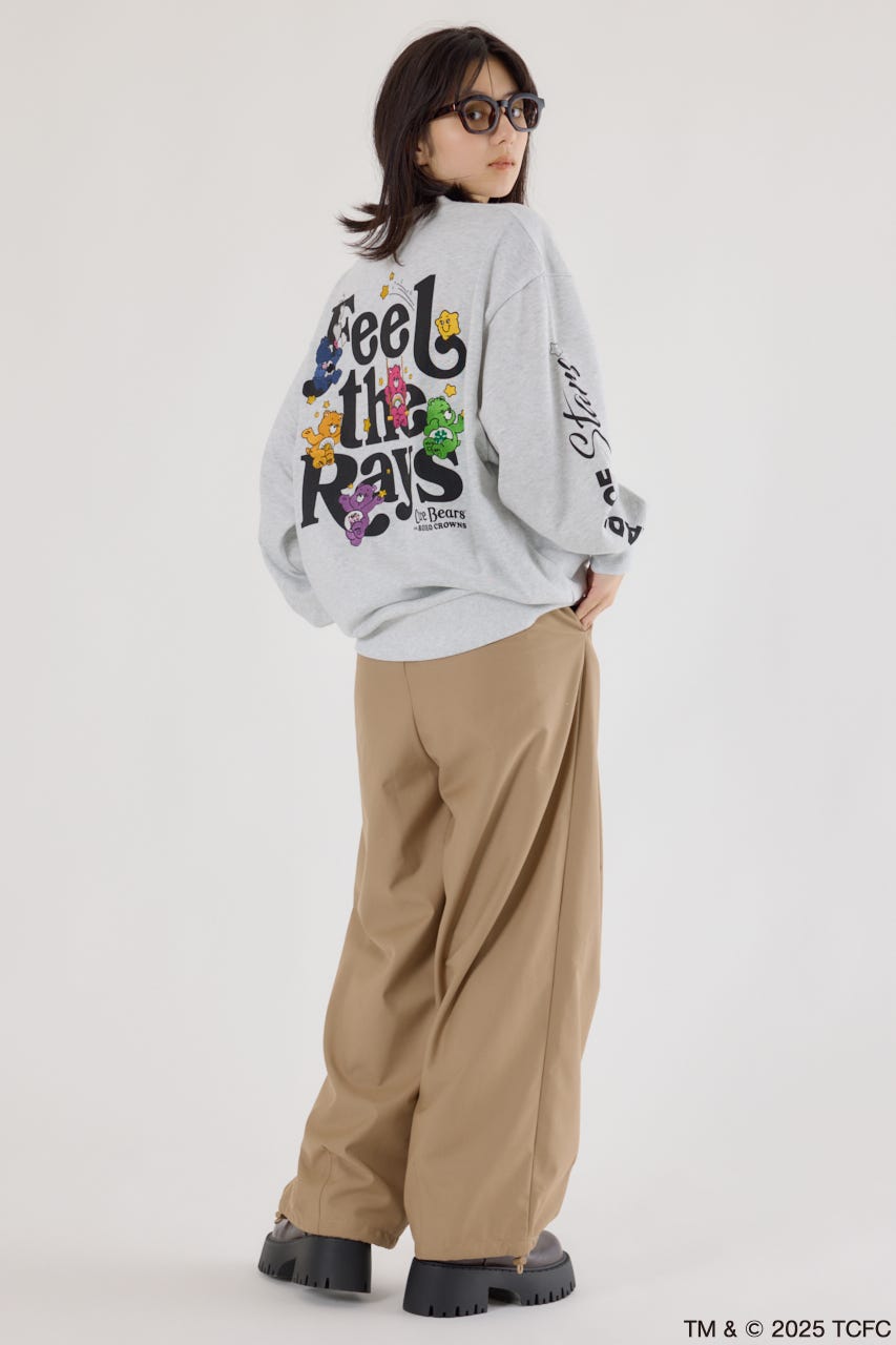 【UNISEX】(Care Bears) スウェットトップス L/T.GRY FREE