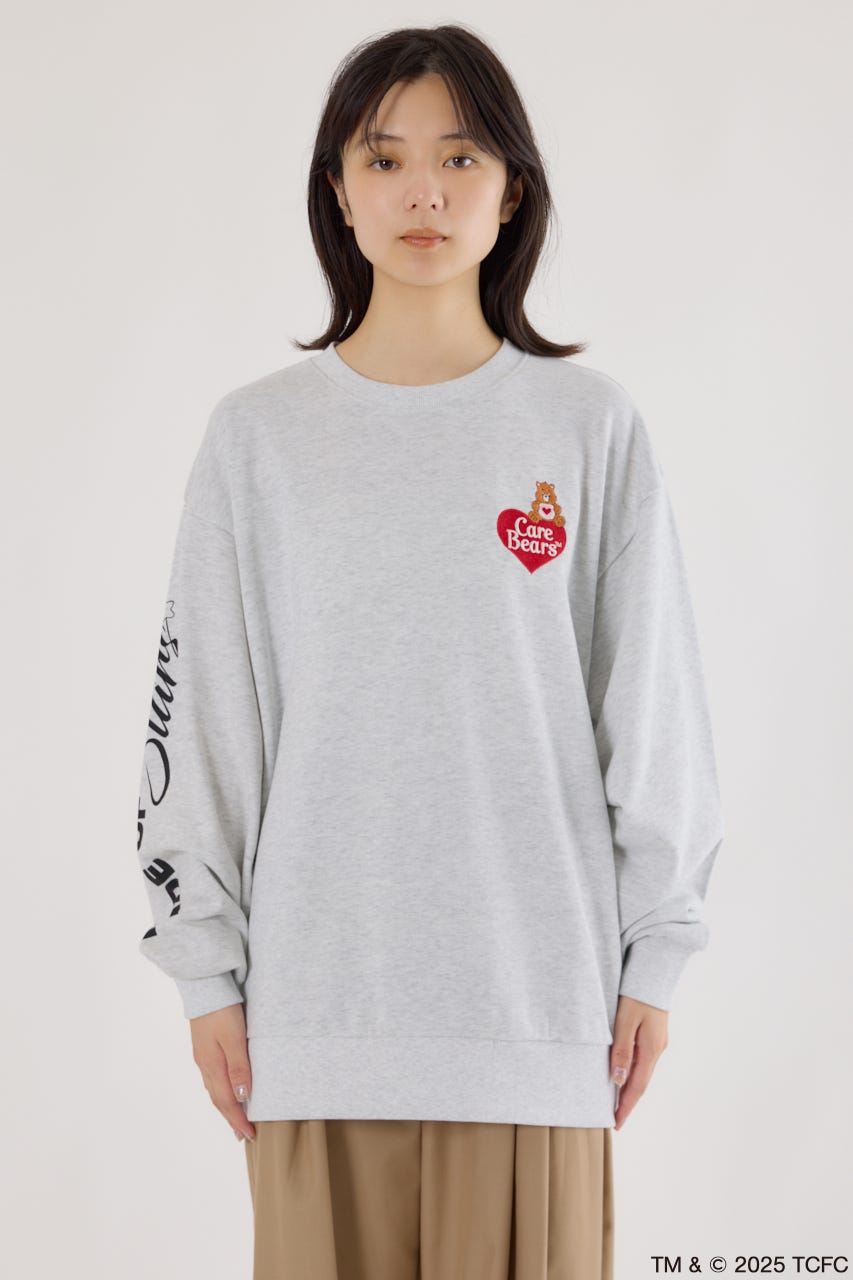 【UNISEX】(Care Bears) スウェットトップス L/T.GRY FREE