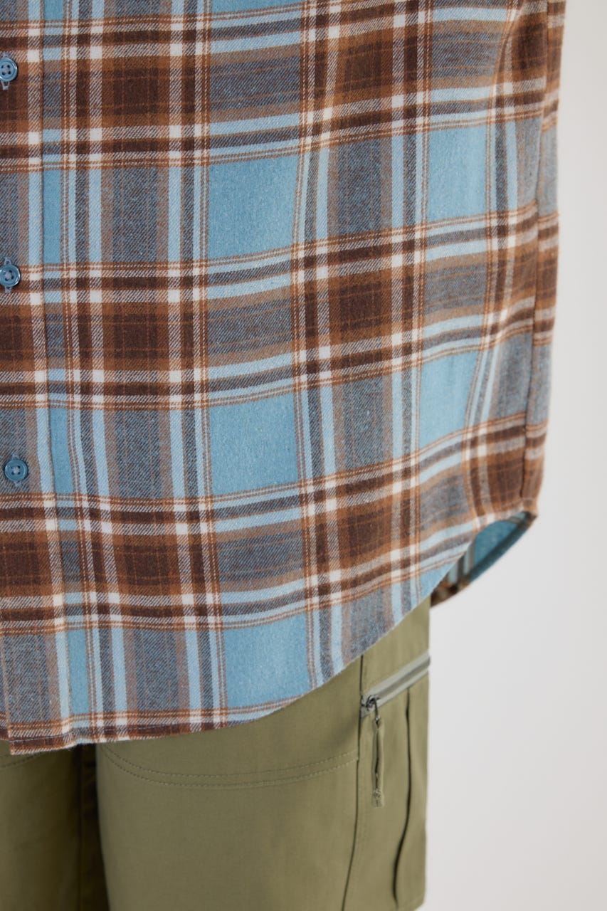 RODEO CROWNS WIDE BOWL | 【UNISEX】フードチェックシャツ