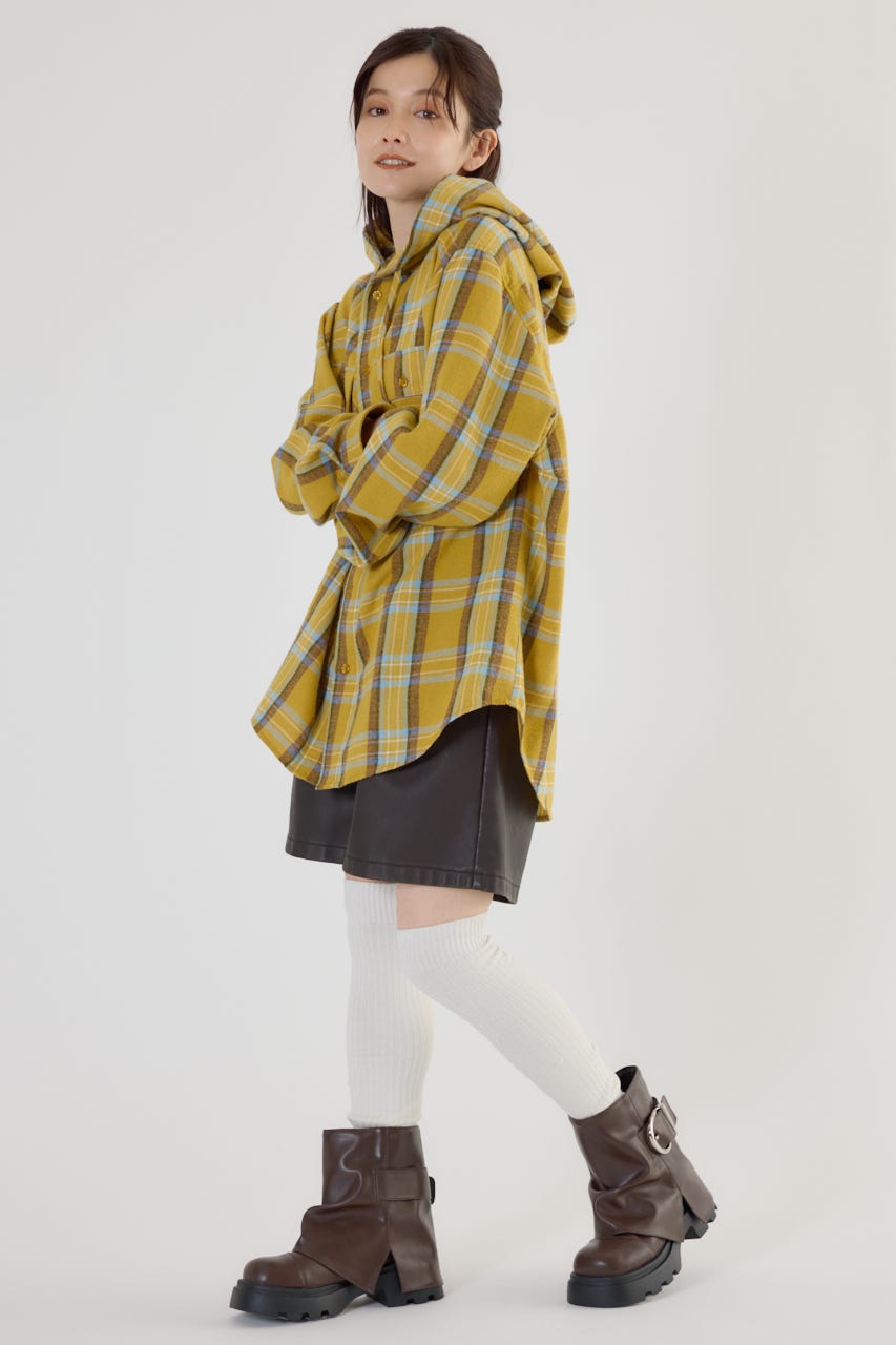 RODEO CROWNS WIDE BOWL | 【UNISEX】フードチェックシャツ
