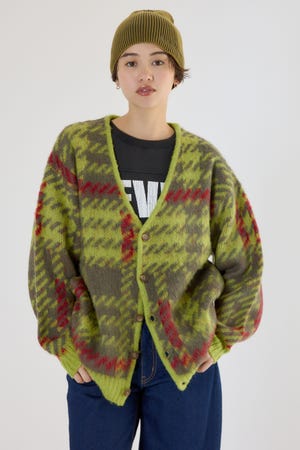 【UNISEX】アソートシャギーニットカーディガン