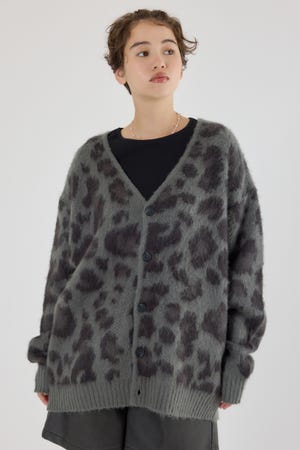 【UNISEX】アソートシャギーニットカーディガン