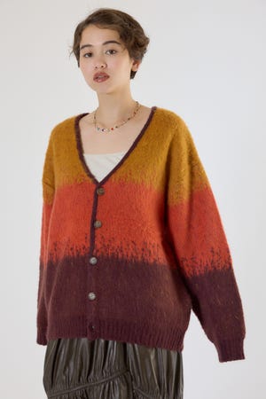 【UNISEX】アソートシャギーニットカーディガン