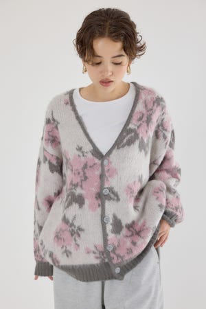 【UNISEX】アソートシャギーニットカーディガン