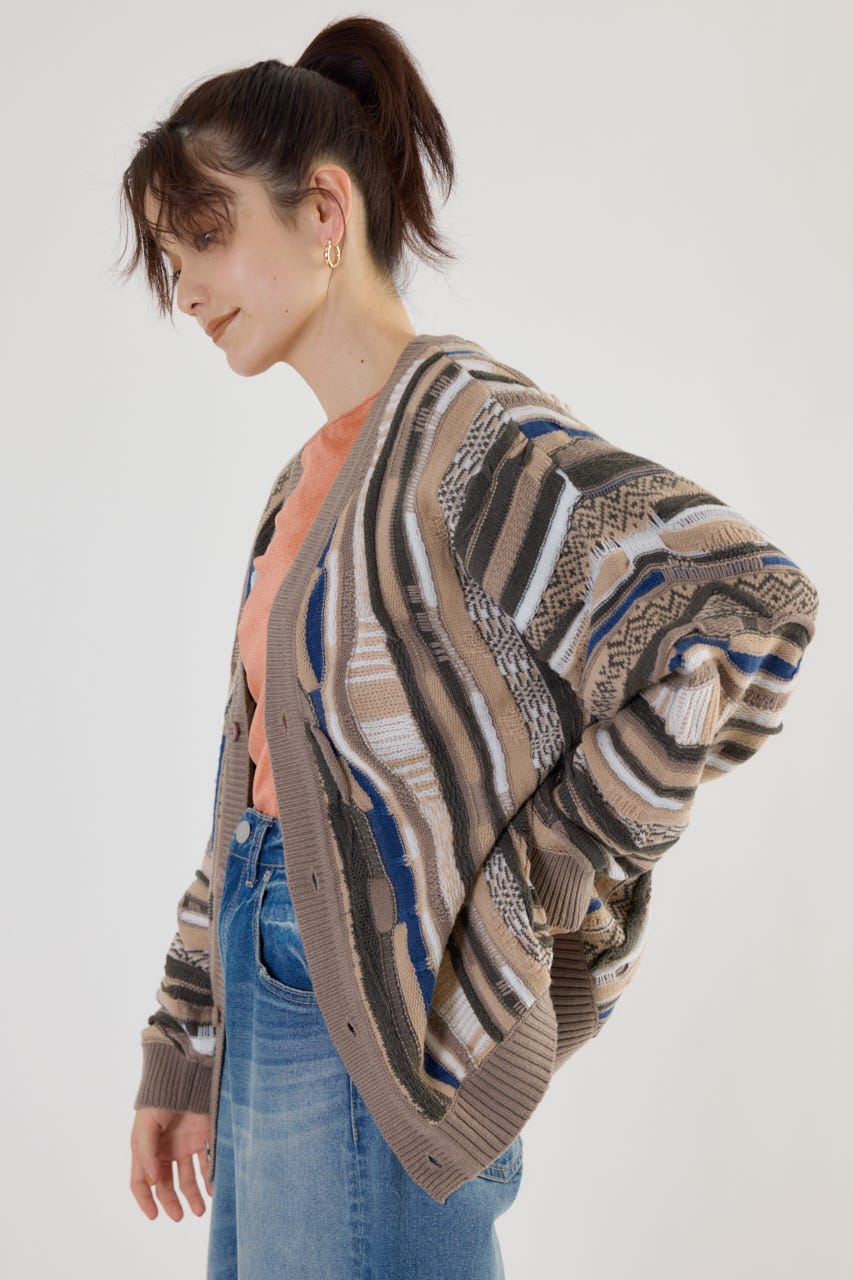 RODEO CROWNS WIDE BOWL | 【UNISEX】3Dマルチカラーニット