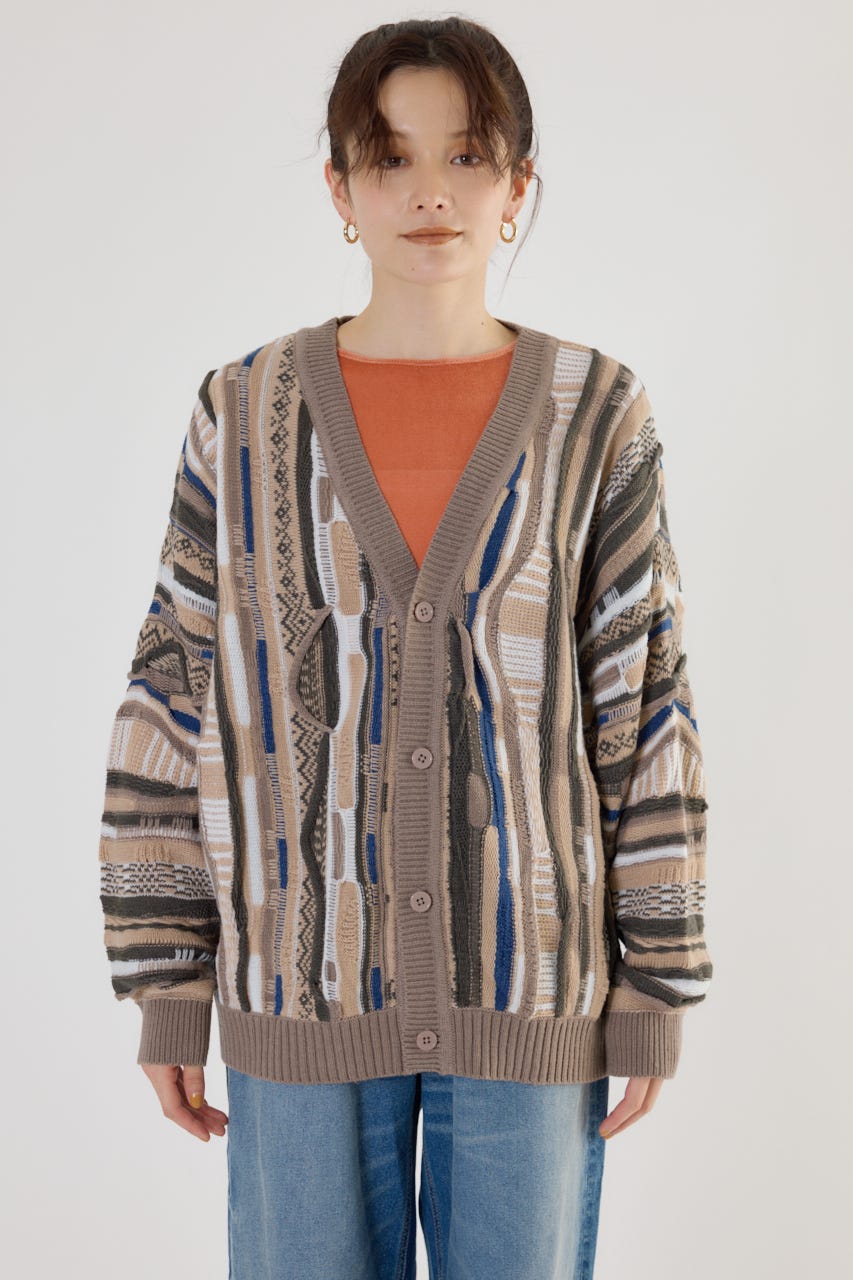 RODEO CROWNS WIDE BOWL | 【UNISEX】3Dマルチカラーニット