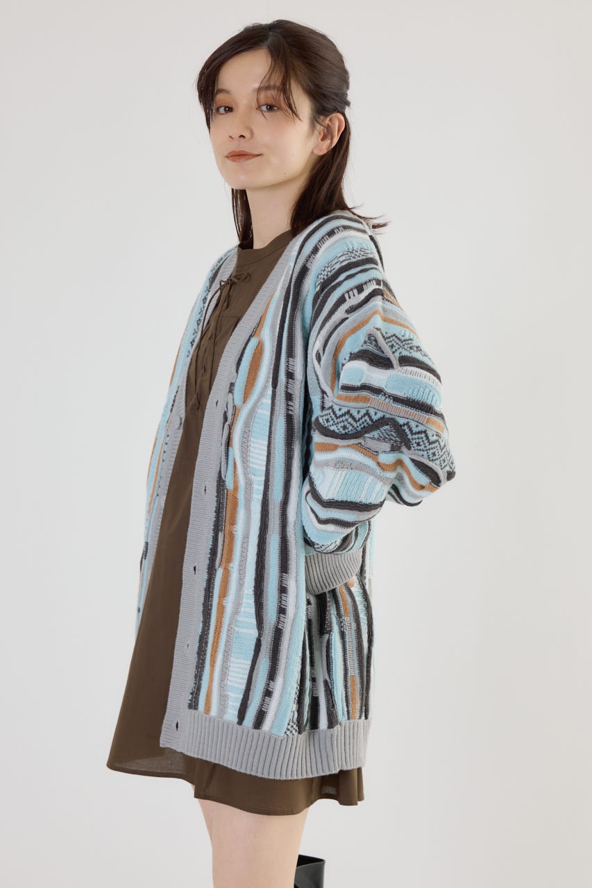 RODEO CROWNS WIDE BOWL | 【UNISEX】3Dマルチカラーニット