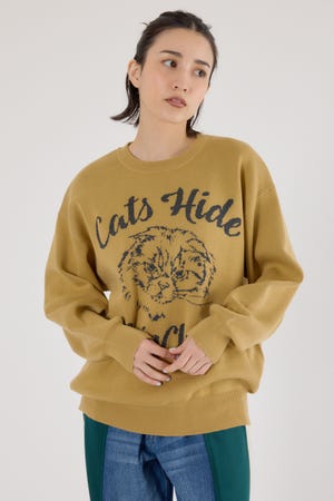 【UNISEX】アニマルジャガードニットトップス