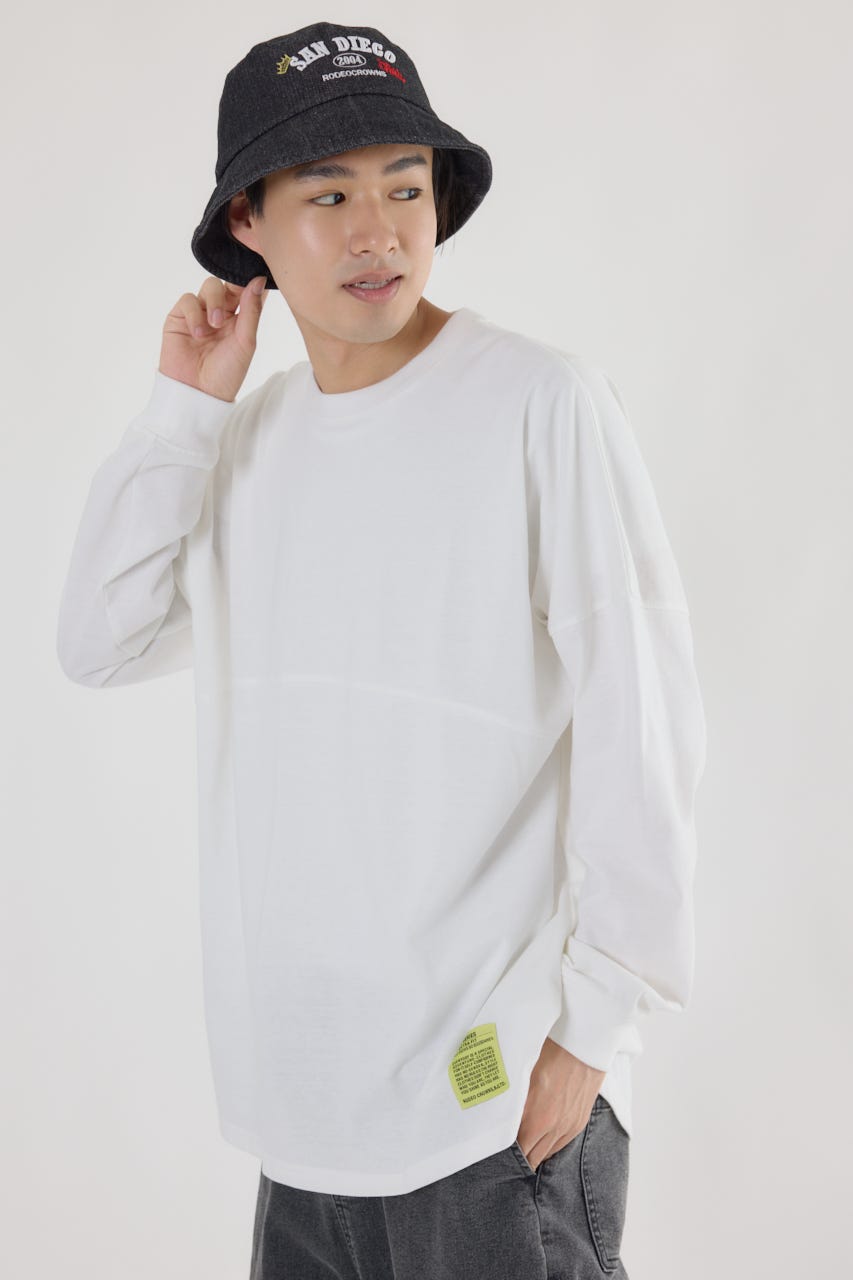 【S】オフホワイト　Lサイズ クロスアロー 正規品確認済み 長袖カットソー SAINT M×××××× - SM-YS1-0000-019 / LS TEE / MX6 / RED / ロンT