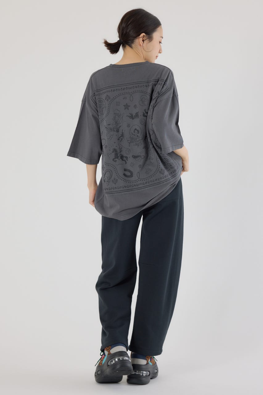 【UNISEX】SHARE バレルスウェットパンツ BLK L