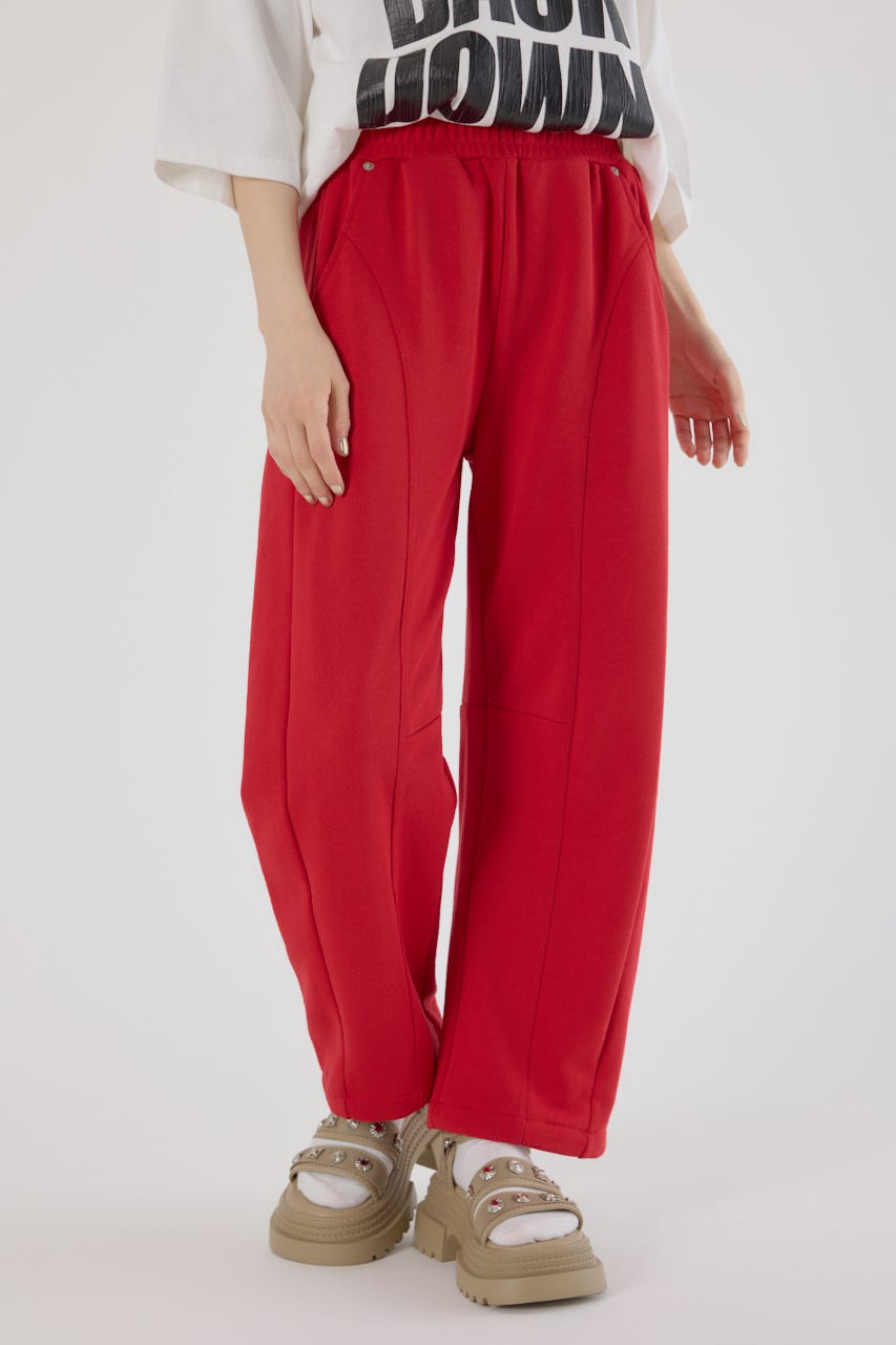 【UNISEX】SHARE バレルスウェットパンツ RED M