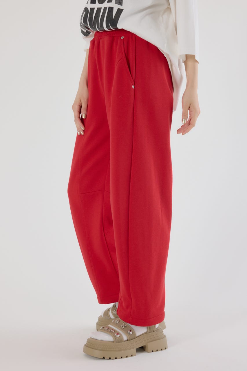 【UNISEX】SHARE バレルスウェットパンツ RED M