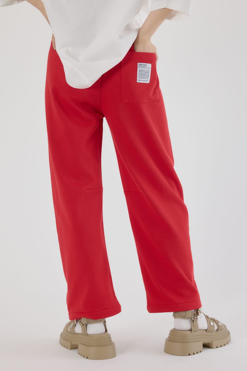【UNISEX】SHARE バレルスウェットパンツ RED M