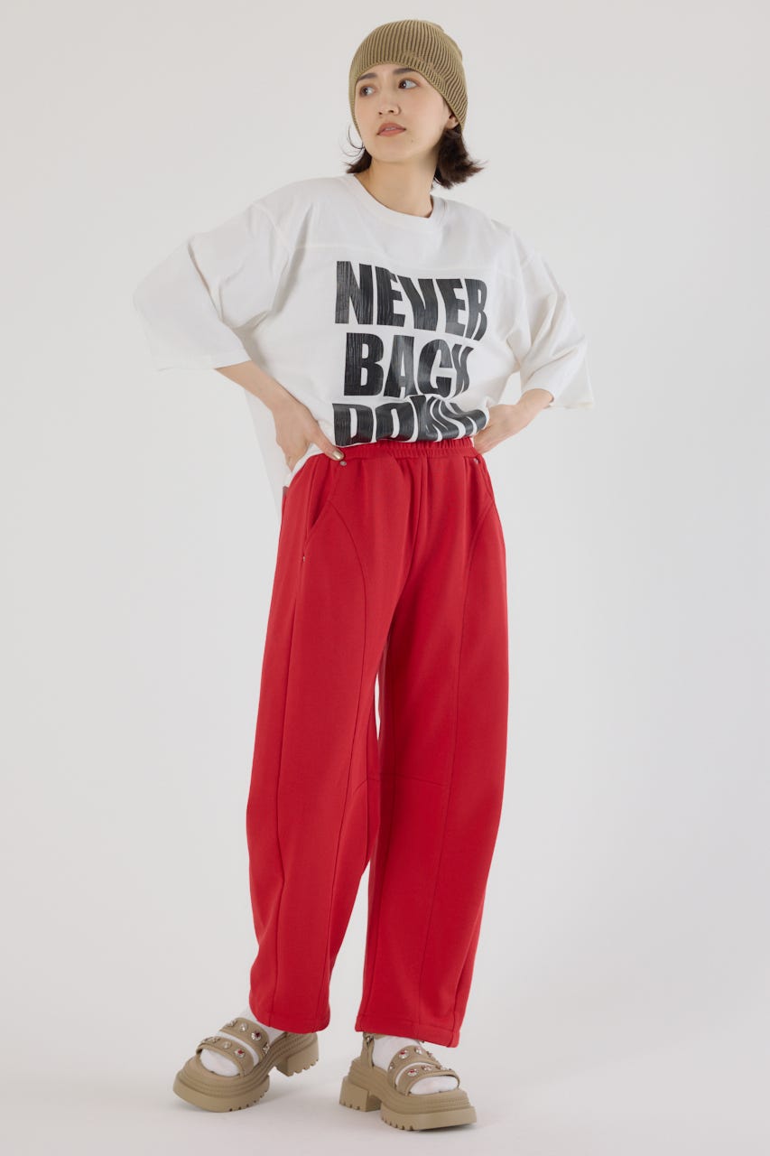 【UNISEX】SHARE バレルスウェットパンツ RED M