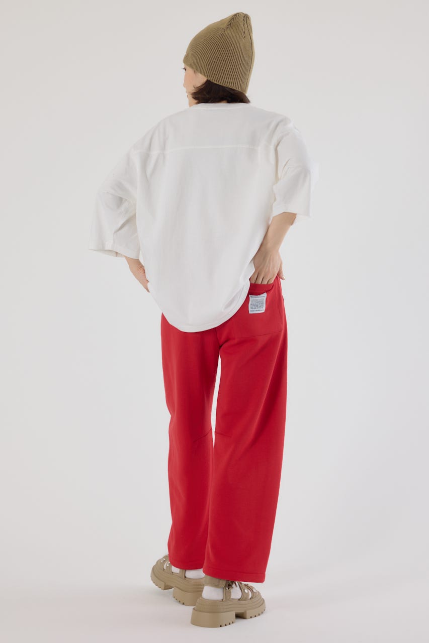 【UNISEX】SHARE バレルスウェットパンツ RED M