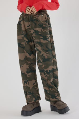 【UNISEX】SHARE PATTERNバレルスウェットパンツ