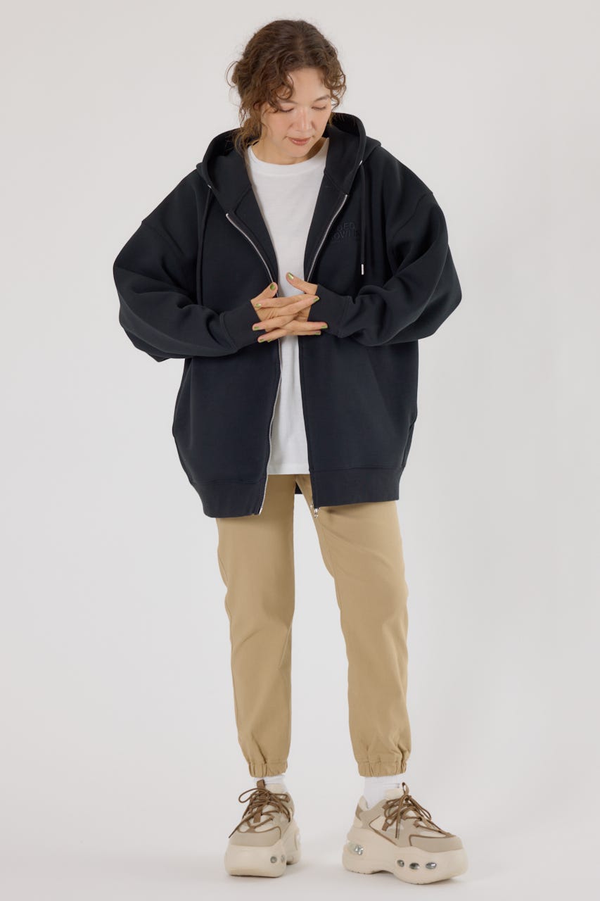 RODEO CROWNS WIDE BOWL | 【UNISEX】エンボスBIG ZIPパーカー