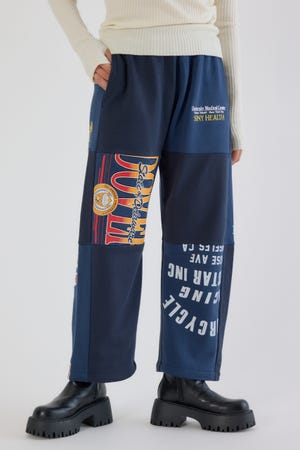 【UNISEX】リメイクスウェットカーブパンツ