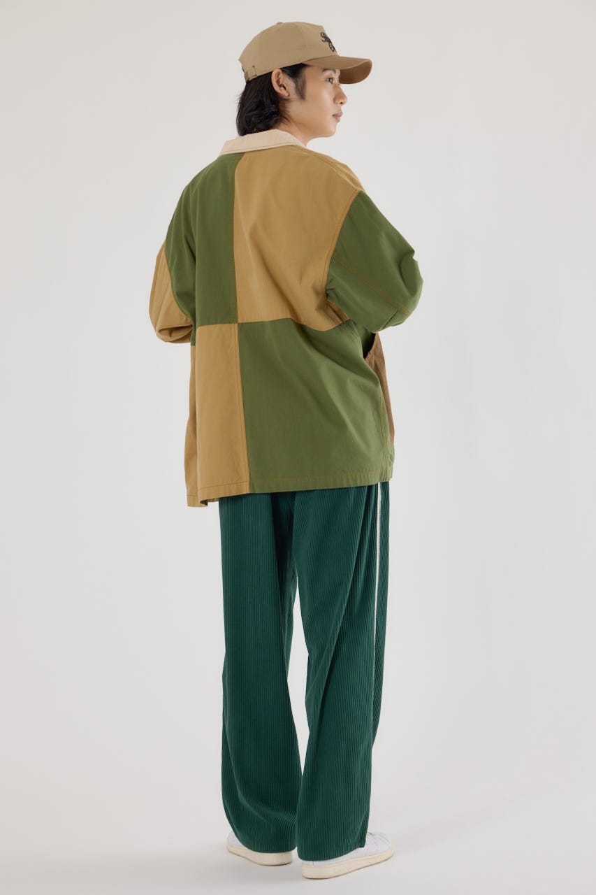 【UNISEX】アクティブジャケット 柄BEG FREE