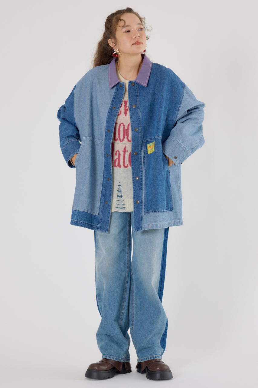 2024AW レオナール青みパープル テーラードジャケット サイズ40 2024AW レオナール青みパープル テーラードジャケット サイズ40