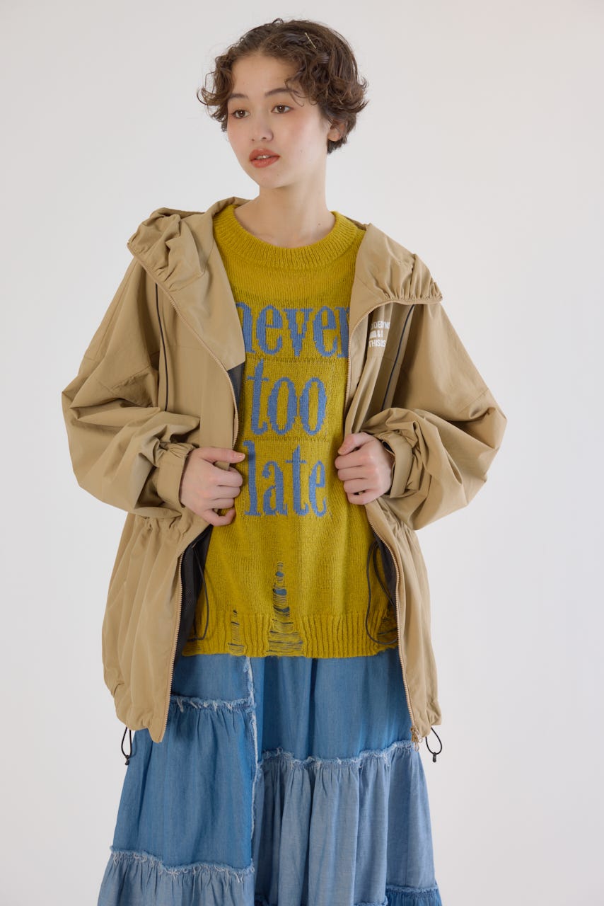 (UNISEX)RCSワイドマウンテンパーカー BEG FREE