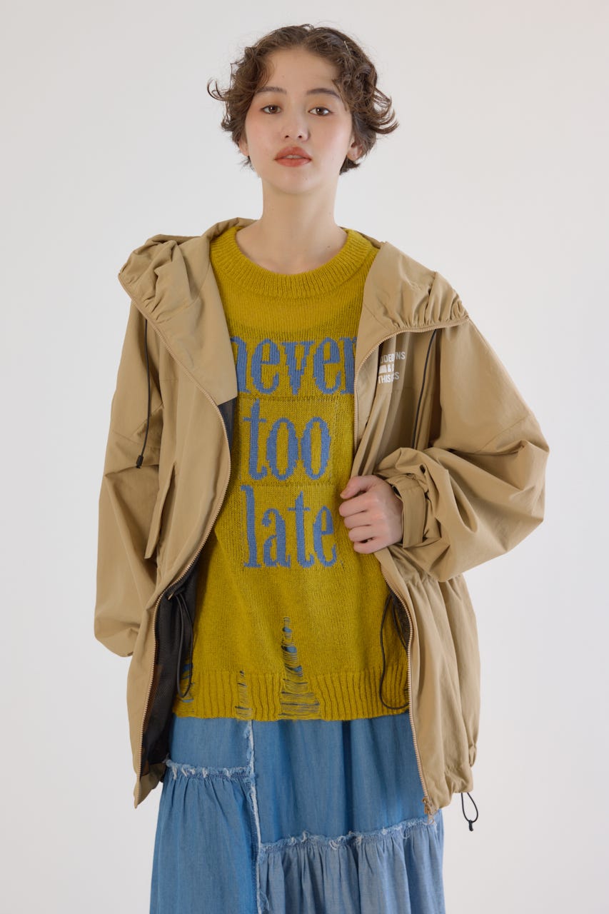 (UNISEX)RCSワイドマウンテンパーカー BEG FREE