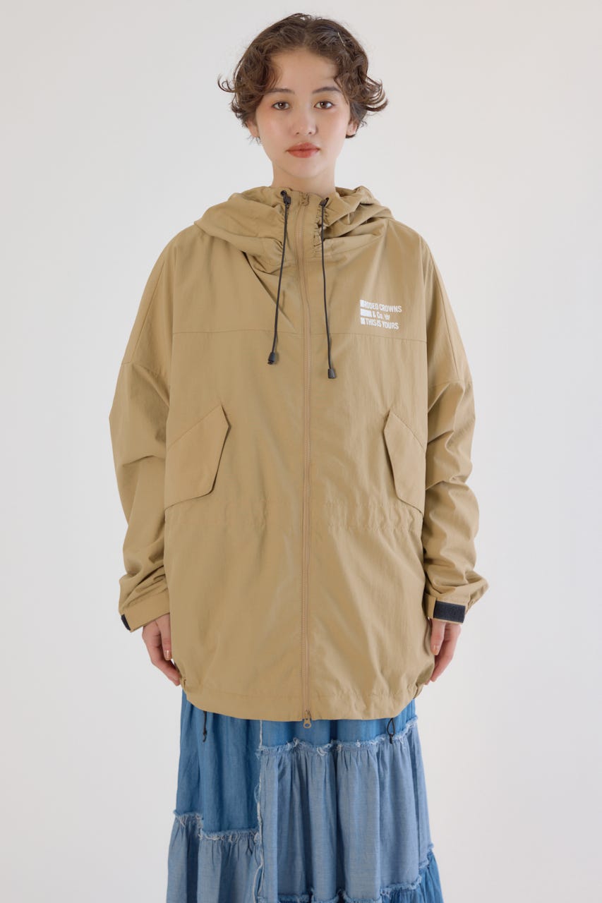 (UNISEX)RCSワイドマウンテンパーカー BEG FREE
