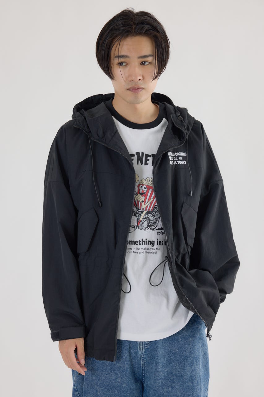 (UNISEX)RCSワイドマウンテンパーカー BLK FREE