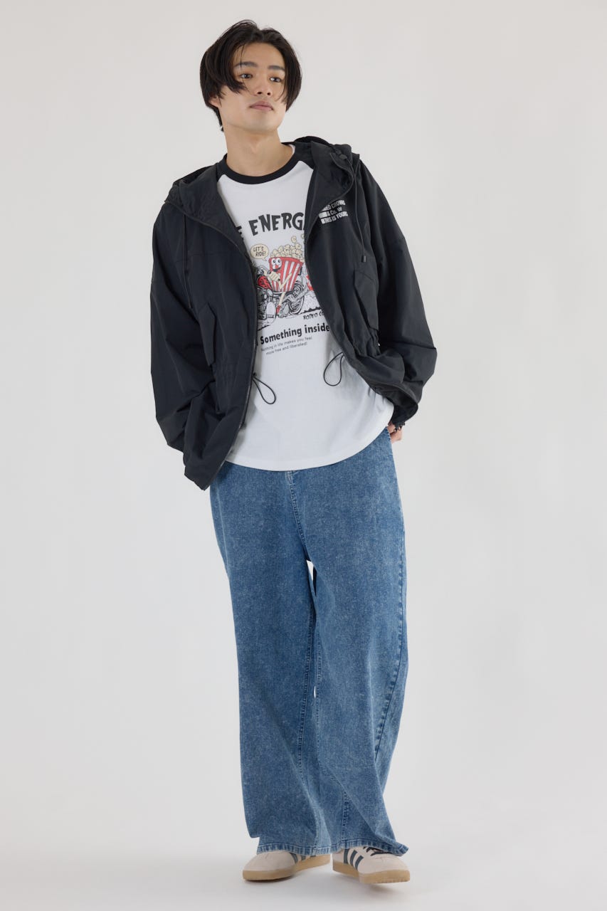 (UNISEX)RCSワイドマウンテンパーカー BLK FREE