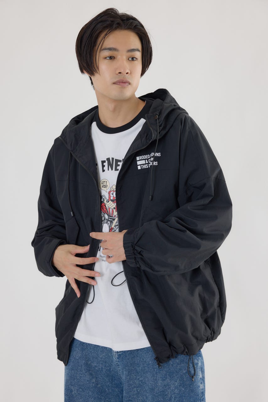 (UNISEX)RCSワイドマウンテンパーカー BLK FREE